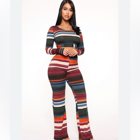 Fashion Nova Pants - Flare Pant Set